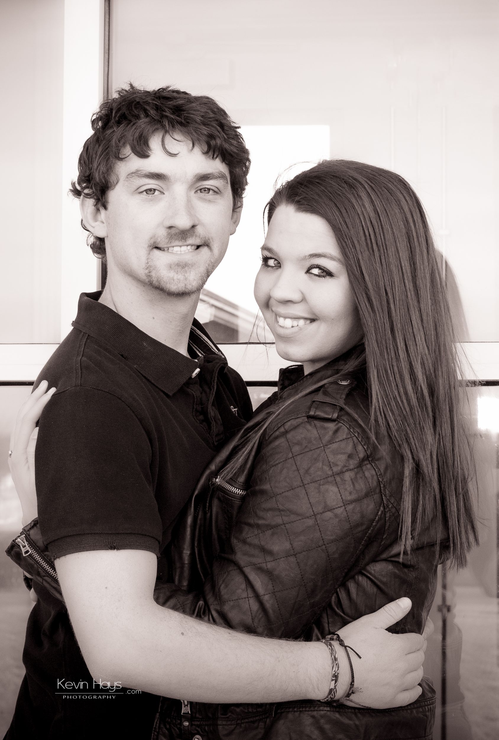 Fiancee and Fiance Portrait at Williamsburg, Kentucky engagement by Fade To Blaq Photography