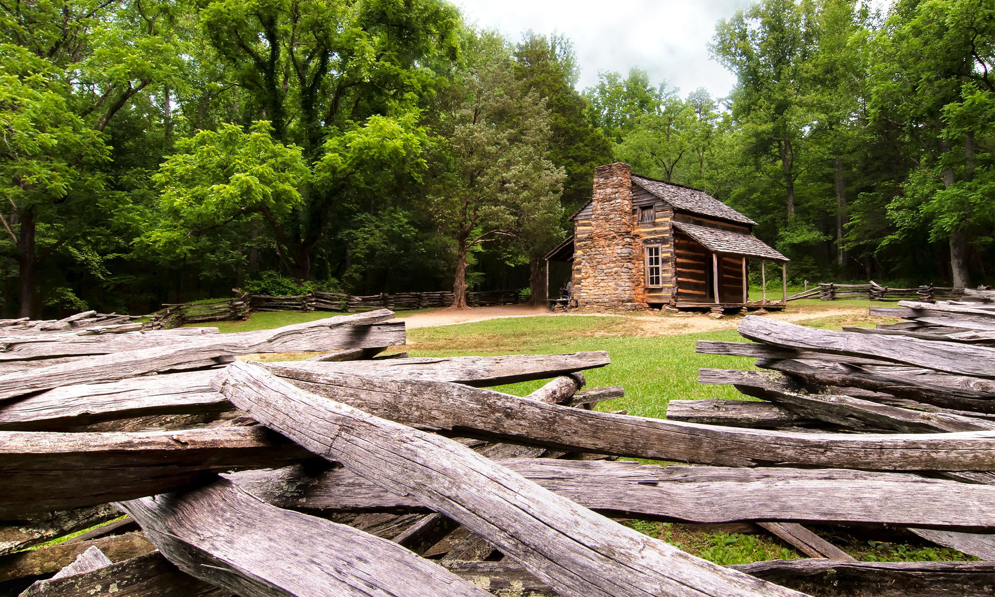 John Olivers Cabin in Cades Cove, TN by Fade to Blaq